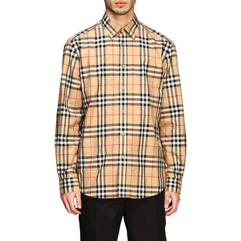 maglia.maniche lunghe firmate uomo burberry|Camicie Burberry Uomo Nuova Collezione online su Giglio.com.